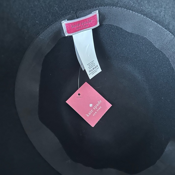 kate spade black silver rhinestone embellished cloche hat nwt - Picture 4 of 4